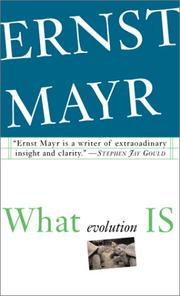 Cover of: What Evolution Is by Ernst Mayr