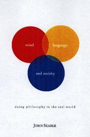 Cover of: Mind, language, and society: philosophy in the real world