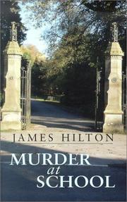 Murder at School by James Hilton