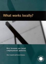 What works locally? : key lessons on local employment policies