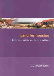 Land for housing : current practice and future options