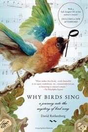 Why birds sing by David Rothenberg