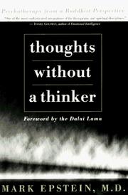 Cover of: Thoughts Without a Thinker by Mark Epstein