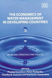 The economics of water management in developing countries : problems, principles and policies