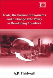Trade, the balance of payments and exchange rate policy in developing countries