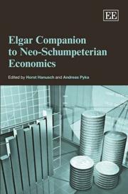 Cover of: Elgar Companion to Neo-Schumpeterian Economics (Elgar Original Reference)