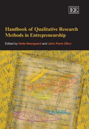 Handbook of qualitative research methods in entrepreneurship by John P. Ulhøi