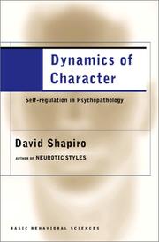 Dynamics of character : self-regulation in psychopathology