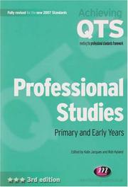 Professional studies : primary and early years