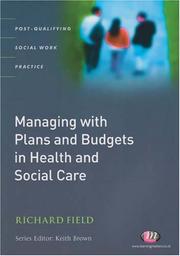 Managing with plans and budgets in health and social care