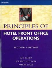 Cover of: Principles of Hotel Front Office Operations
