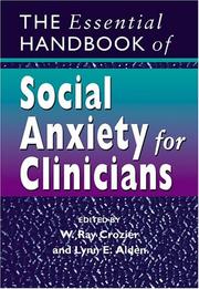 The essential handbook of social anxiety for clinicians