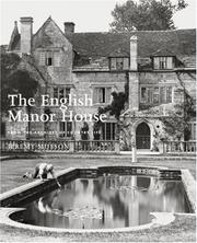 Cover of: The English Manor House: From the Archives of Country Life
