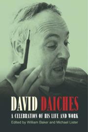 Cover of: David Daiches: A Celebration of His Life And Work