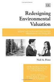 Redesigning environmental valuation : mixing methods within stated preference techniques