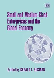 Cover of: Small and Medium-Sized Enterprises and the Global Economy by Gerald I. Susman