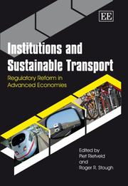 Cover of: Institutions and Sustainable Transport: Regulatory Reform in Advanced Economies
