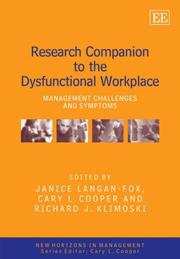 Research companion to the dysfunctional workplace : management challenges and symptoms