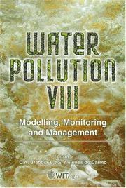 Water pollution VIII : modelling, monitoring and management