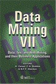 Data mining VII : data, text, and web mining and their business applications