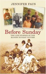 Cover of: Before Sunday by Jennifer Faus