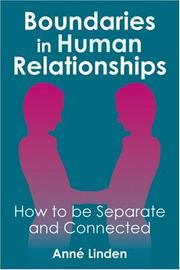 Cover of: Boundaries in Human Relationships