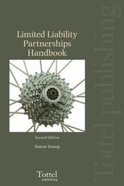 Cover of: Limited Liability Partnerships Handbook