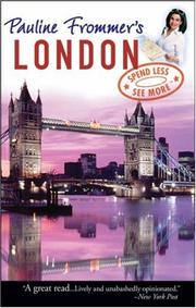 Cover of: Pauline Frommer's London (Pauline Frommer Guides)