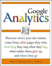 Cover of: Google Analytics by Mary E. Tyler, Jerri Ledford