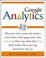 Cover of: Google Analytics