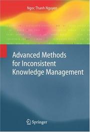 Cover of: Advanced Methods for Inconsistent Knowledge Management (Advanced Information and Knowledge Processing)