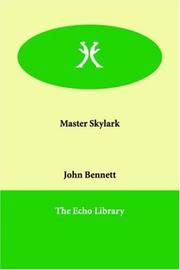 Cover of: Master Skylark | John Bennett