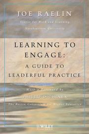 Cover of: Learning to Engage by Joseph A. Raelin