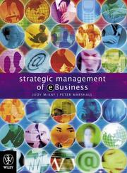 Cover of: Strategic Management of E-Business