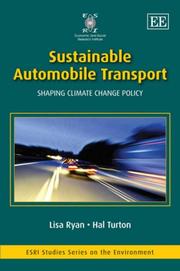 Sustainable automobile transport by L. Ryan, Lisa Ryan, Hal Turton