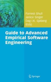 Guide to advanced empirical software engineering