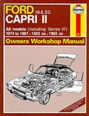 Capri II owners workshop manual