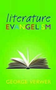 Literature evangelism by George Verwer