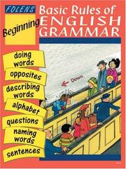 Beginning basic rules of grammar