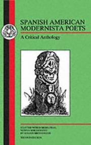 Spanish American modernista poets : a critical anthology