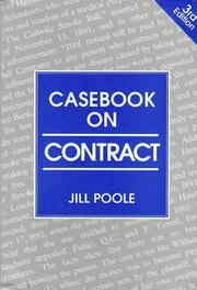 Cover of: Casebook on Contract (Cases & Materials)