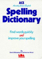 ACE spelling dictionary