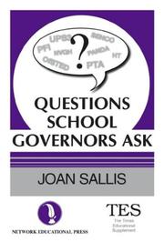 Questions school governors ask.