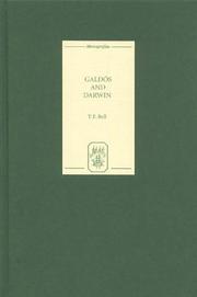 Cover of: Galdós and Darwin (Monografías A)