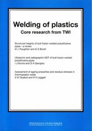 Welding of plastics