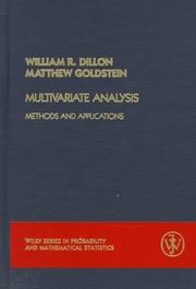 Multivariate analysis : methods and applications