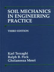 Soil mechanics in engineering practice by Karl Terzaghi