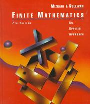 Cover of: Finite mathematics by Abe Mizrahi