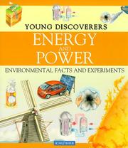 Cover of: Energy and Power (Young Discoverers)