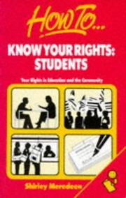 How to Know Your Rights (How to) by Shirley Meredeen